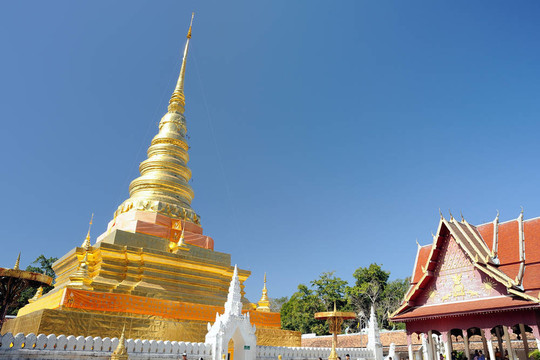 Wat Phra，Chae Haeng Nan；泰國北部。