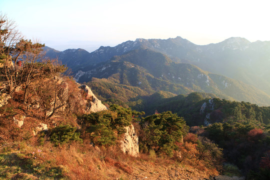 山東臨沂龜蒙蒙山景區(qū)風(fēng)光