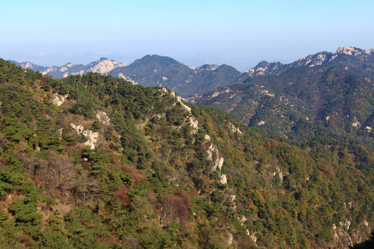 山東臨沂龜蒙蒙山景區(qū)風(fēng)光