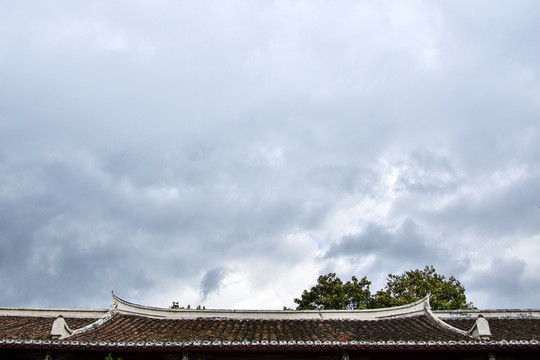 古建筑 屋頂 屋檐 飛檐 屋角