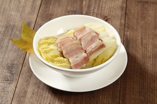白菜肉片