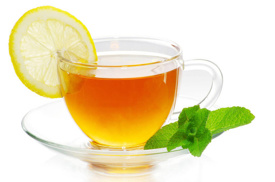 在一杯茶