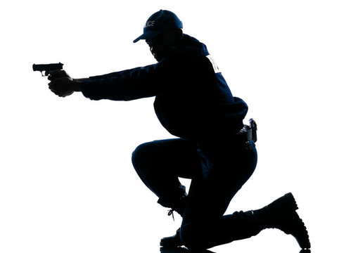 警察瞄準槍