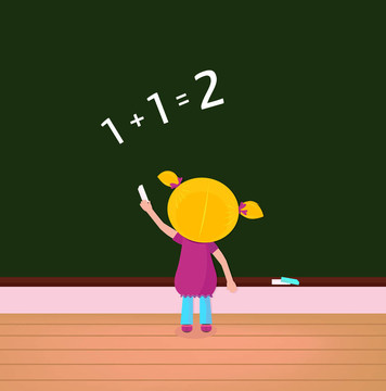 學校里的數(shù)學課上可愛的小可愛