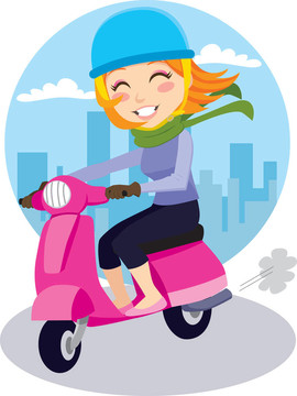 機(jī)車女孩