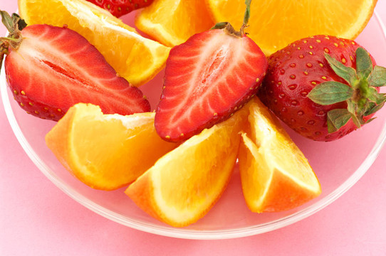 Strawberry和柑橘片