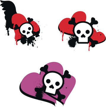 心skull2