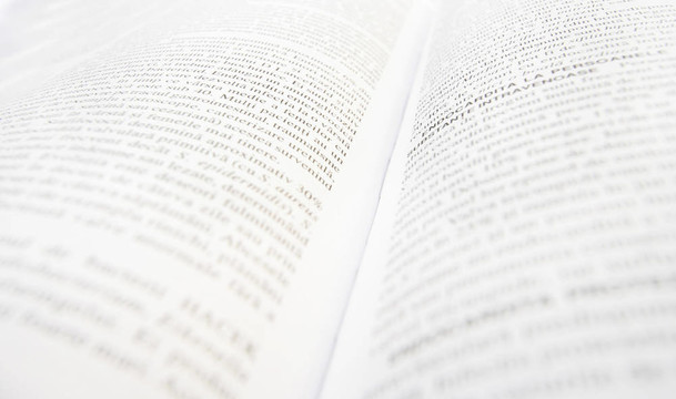 打開的書