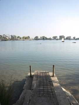在黑森湖登陸橋