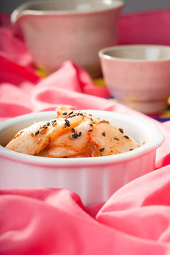 健康韓國(guó)泡菜。
