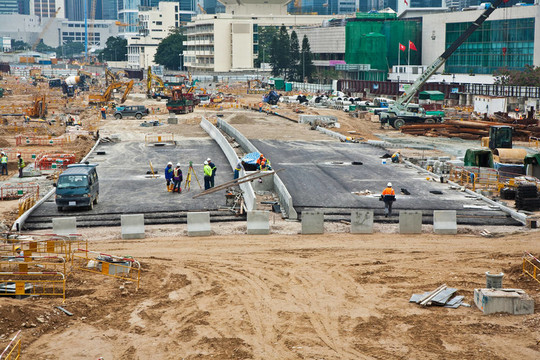 在香港中心的Victoria筑路