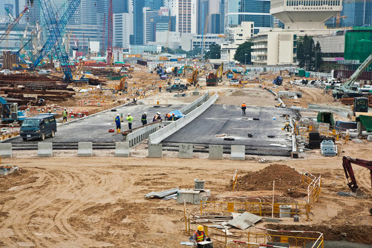 在香港中心的Victoria筑路