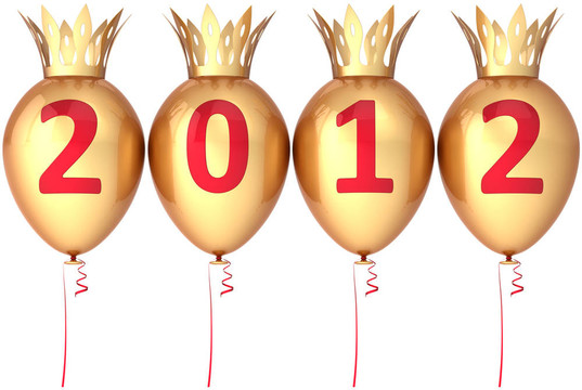新的2012年皇家派對氣球