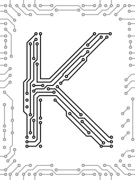 印刷電路板的字母表