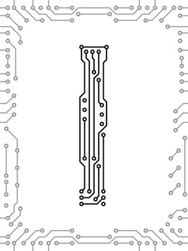 印刷電路板的字母表