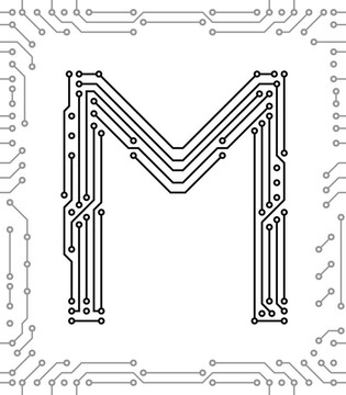 印刷電路板的字母表