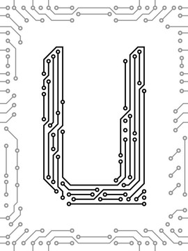 印刷電路板的字母表