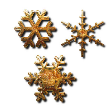 金色的雪花