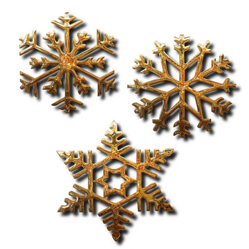 金色的雪花