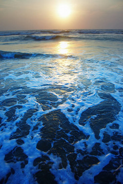 海上日落