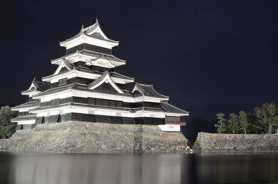 Matsumoto松本城堡；日本