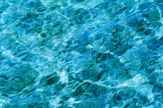 太陽在海水中的背景反射