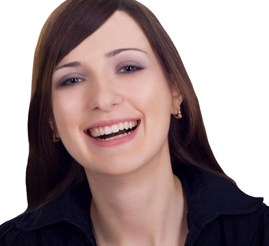 一個(gè)可愛(ài)的年輕女人的肖像