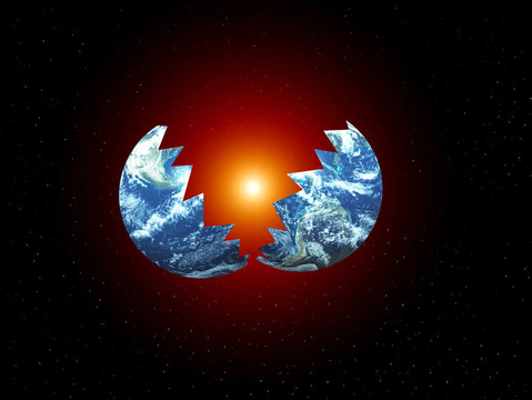 破碎的地球
