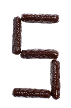 數(shù)字；數(shù)字-巧克力棒
