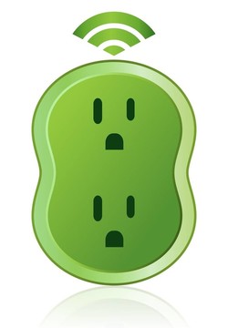 綠色生態(tài)智能電源插座圖標(biāo)
