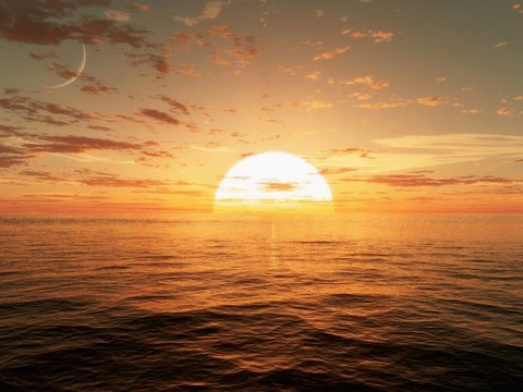 海洋日落