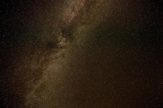 夏日夜晚的銀河星