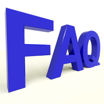 FAQ字顯示信息和答案
