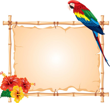 Parrot與竹架