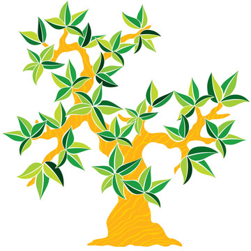 綠色的樹(shù)