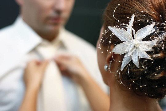 婚禮的夫婦