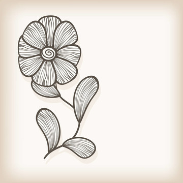 帶花的賀卡