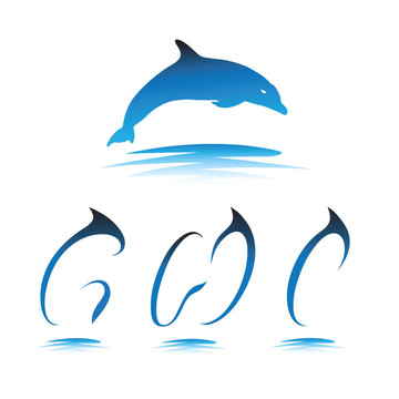 字體的海豚