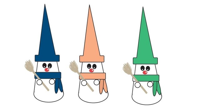 三雪人