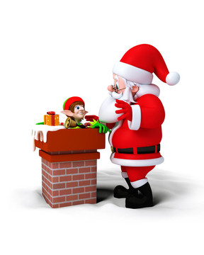 Santa與煙囪