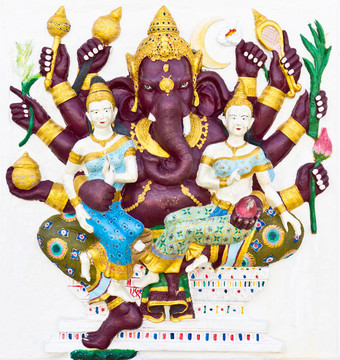 印度或印度教神叫Maha Ganapati