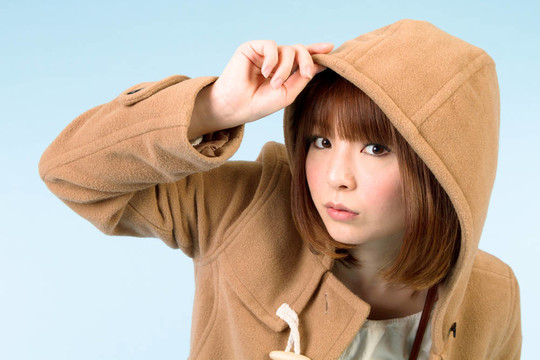 美麗的冬天的女人