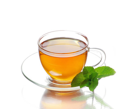在一杯茶