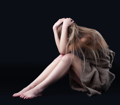 美女近頭抑郁癥