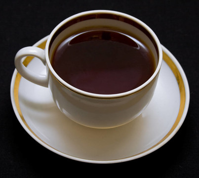 具有熱飲料的杯子