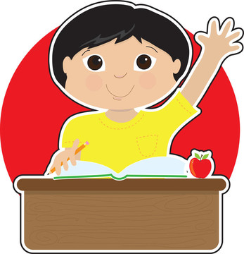 在學(xué)校亞洲的小男孩