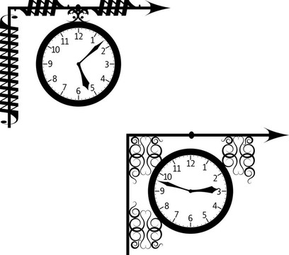機(jī)架上圓形時(shí)鐘說(shuō)明
