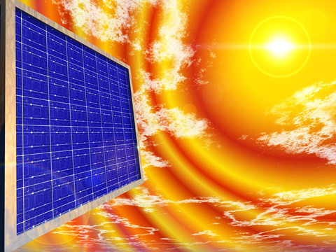 太陽能電池板和太陽