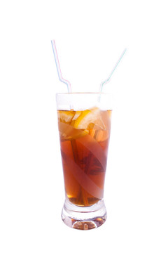 檸檬紅茶。和朗姆酒