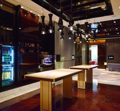 酒店餐廳一角